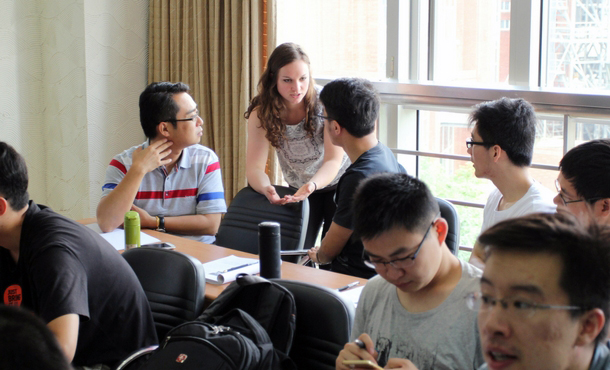 students in classroom